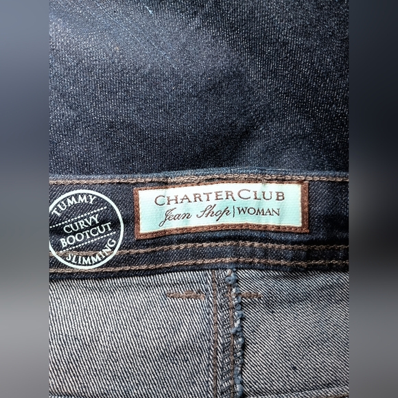 Charter Club Jeans Woman Curvy Bootcut Size 16W - Picture 11 of 14